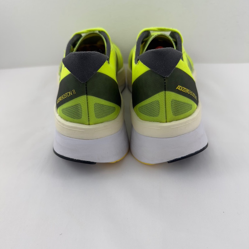 Adidas Boston 11 Men's Yellow Running Shoes - Picture 3 of 8